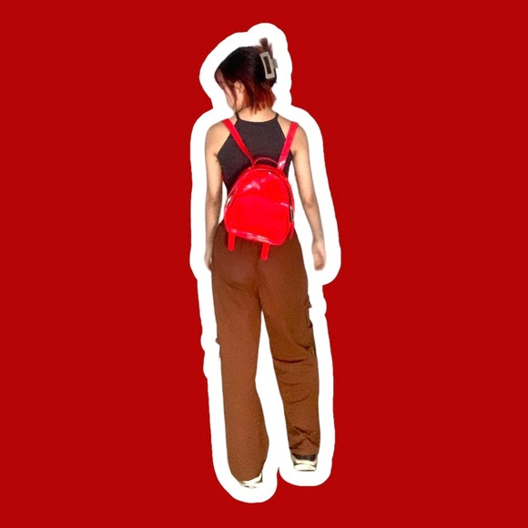 RED Flashy Backpack - Picture 6 of 6